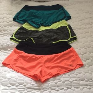 Nike workout shorts (4 pairs)